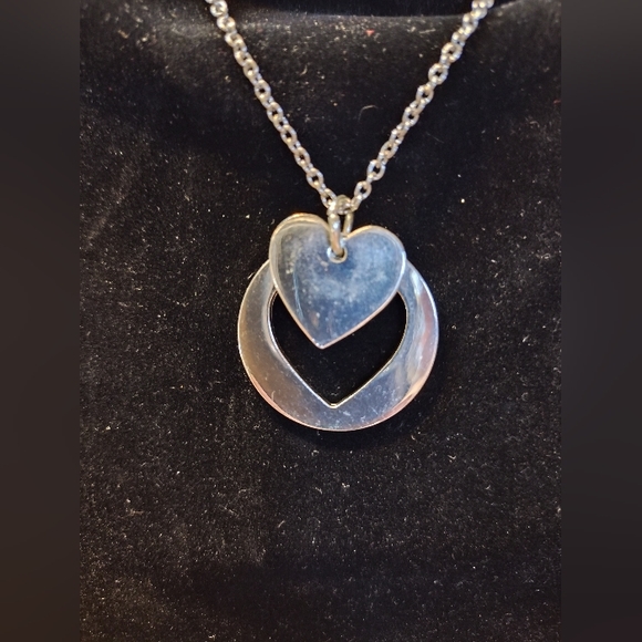 Silver Heart Necklace & Silver Love You Bracelet, Perfect for Valentine'… - Picture 11 of 11